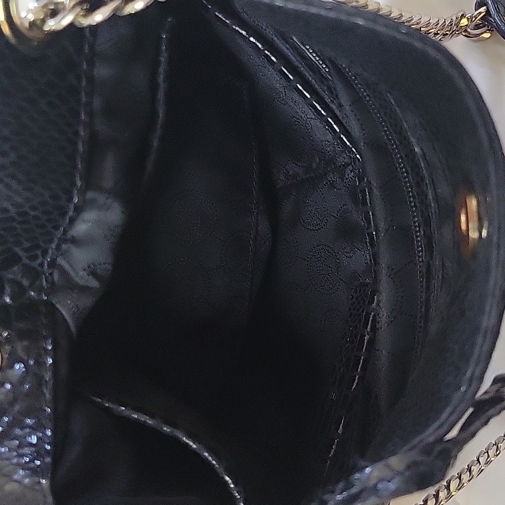 Michael Kors Black Python SM Bag - Picture 3 of 7
